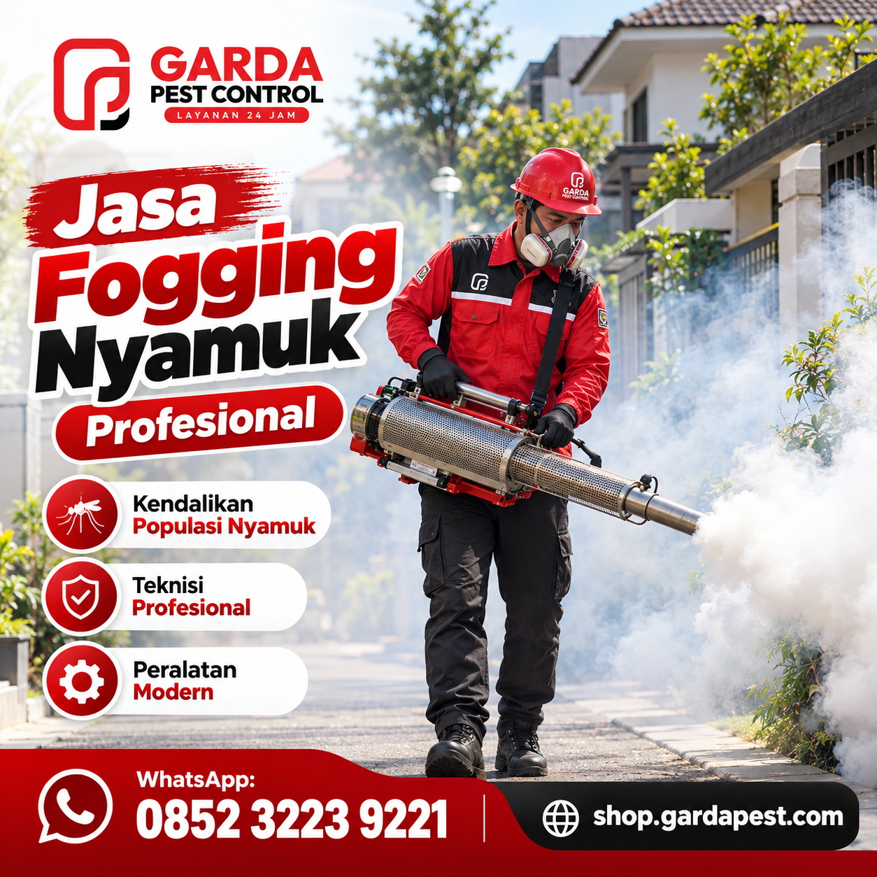 Jasa Fogging Nyamuk Chikungunya di Pasar Kliwon Solo