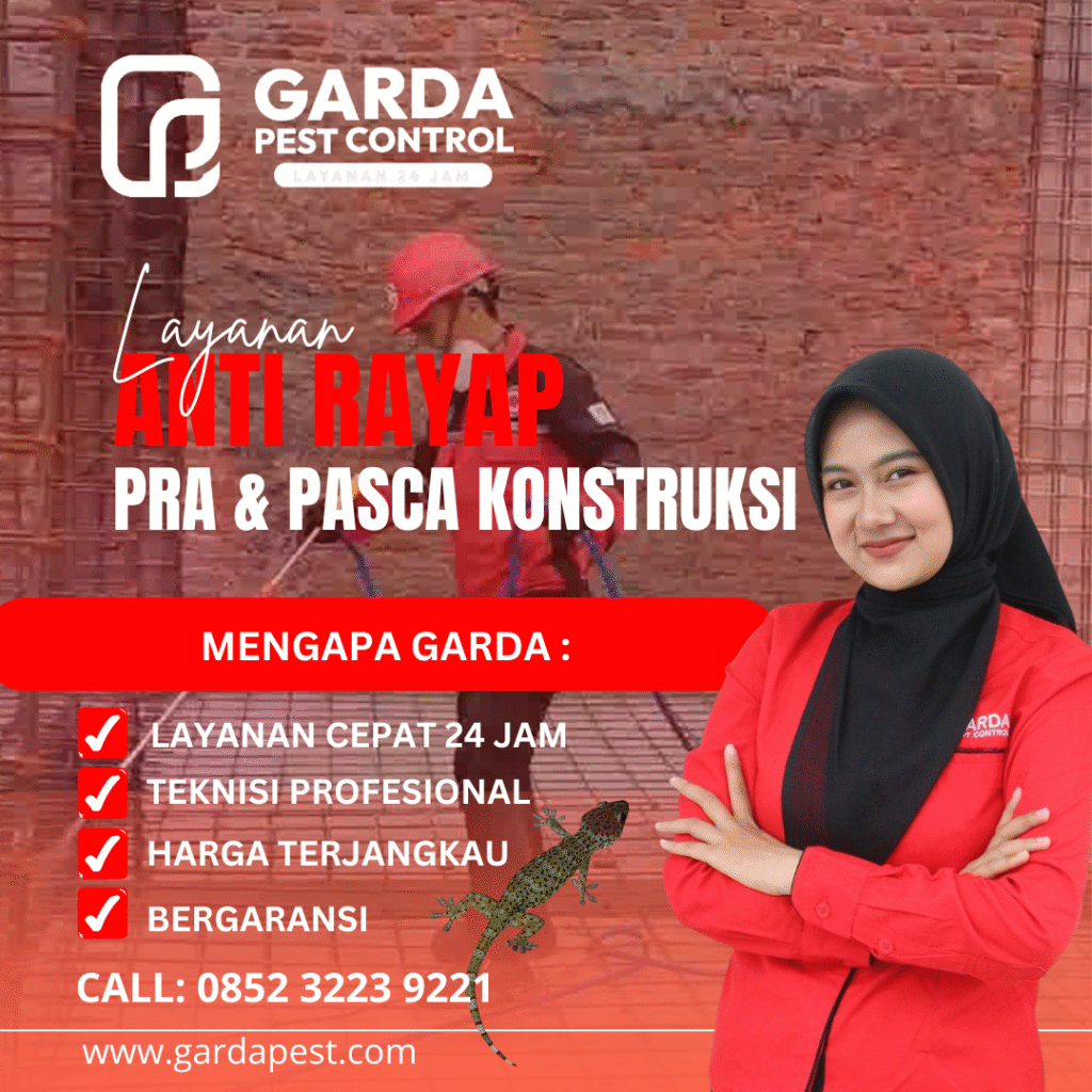 Jasa Anti Rayap di Jakarta Selatan Promo Terbatas