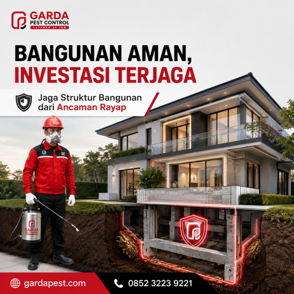 Jasa Anti Rayap Pra Konstruksi Bangunan untuk Perlindungan Total Properti