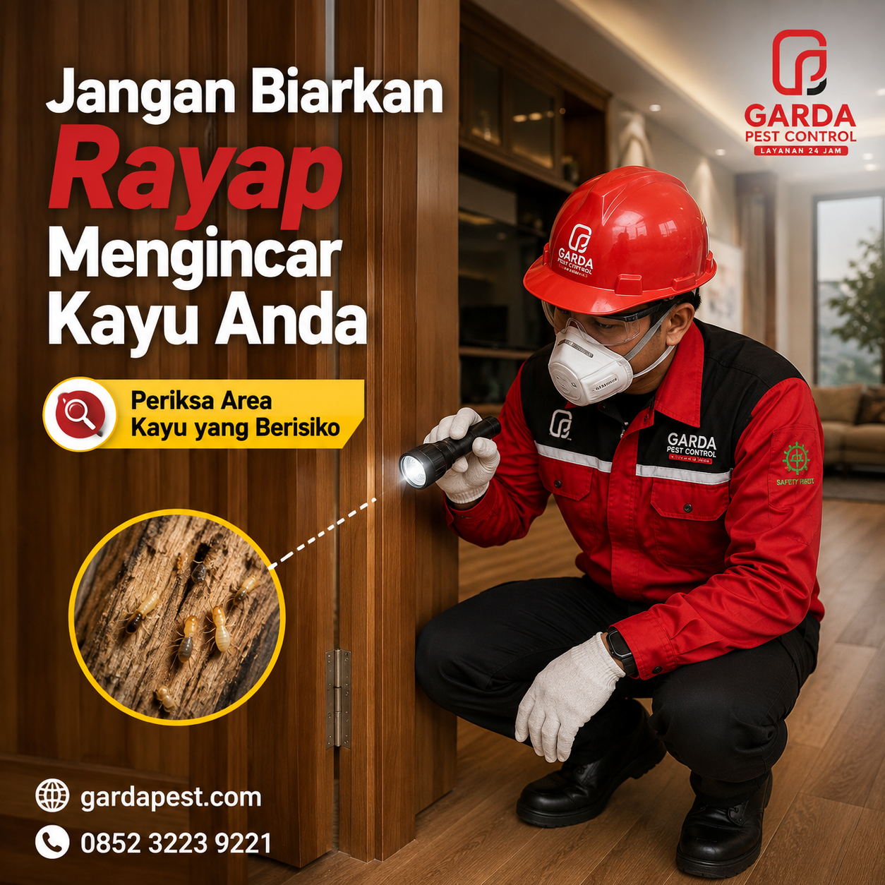 Jasa Anti Rayap Pra Konstruksi Bangunan untuk Perlindungan Total Properti