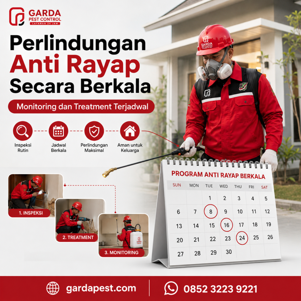 Jasa Anti Rayap di Jakarta Pusat Profesional untuk Rumah dan Gedung Komersial
