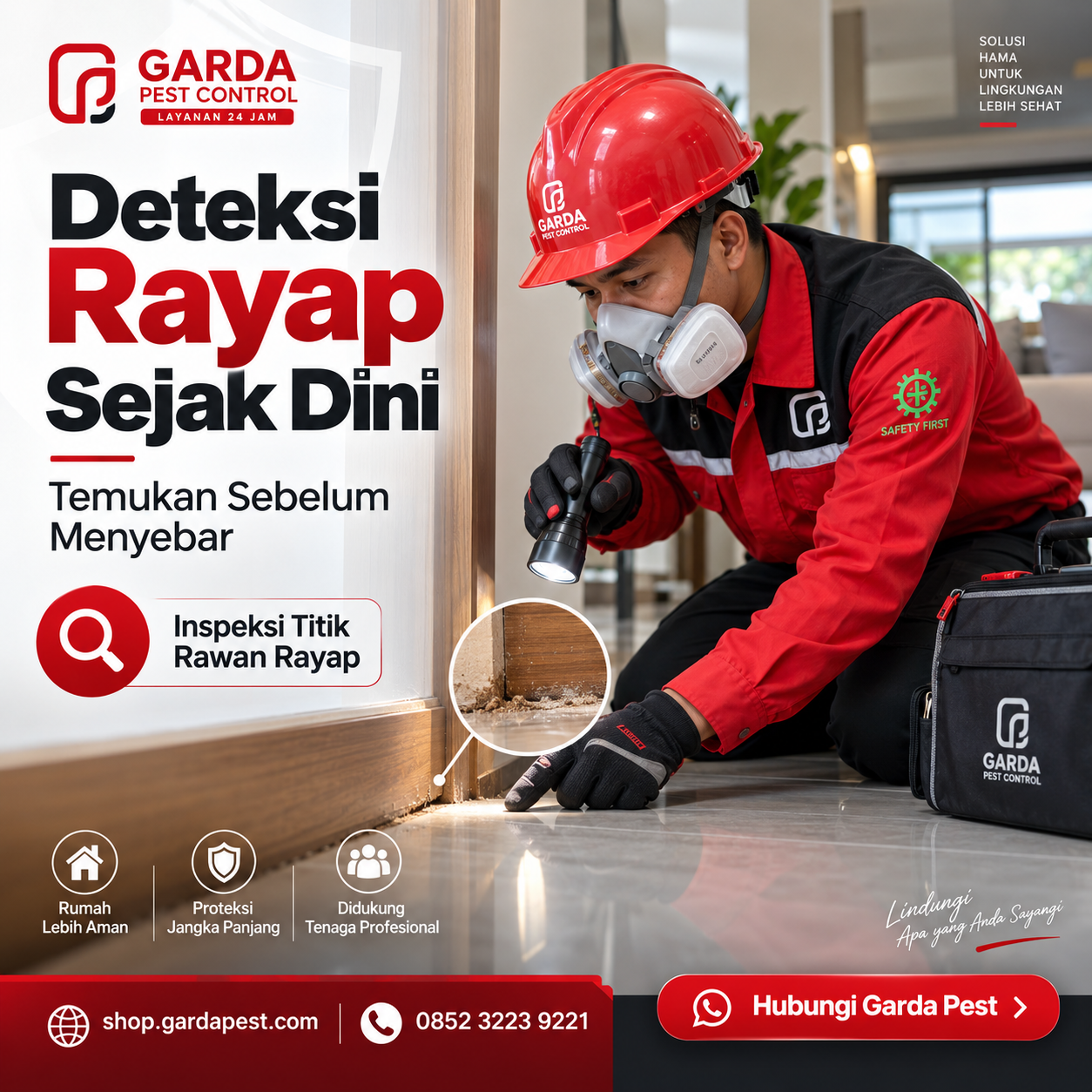 Jasa Anti Rayap Kantor Per Meter Jakarta Pusat dan Estimasinya