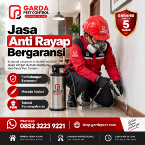 Jasa Anti Rayap Jakarta Pusat Bergaransi dan Survey Lokasi
