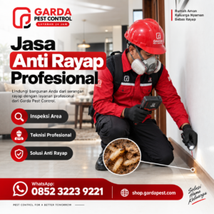 Jasa Anti Rayap Jakarta Pusat Profesional dan Bergaransi