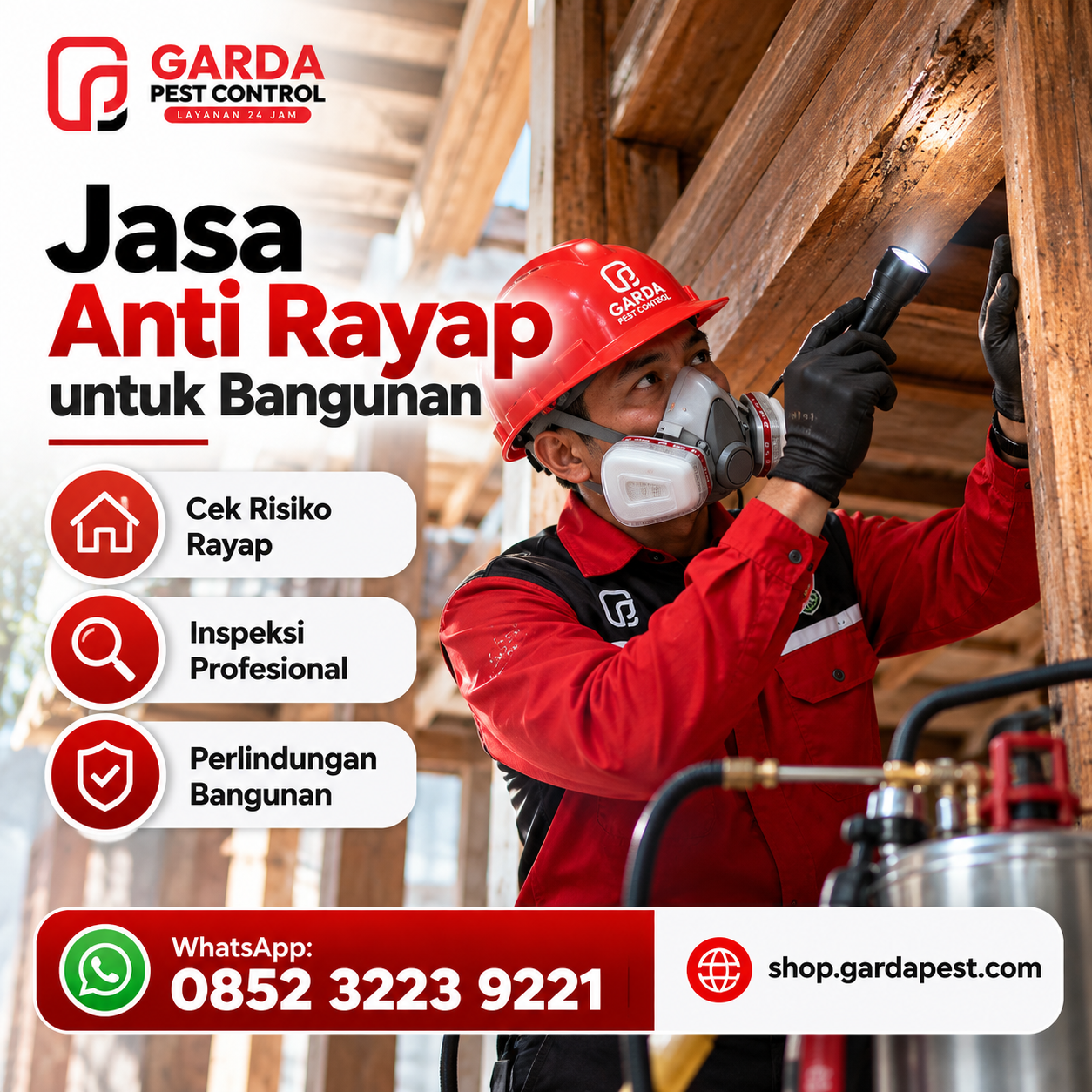 Jasa Anti Rayap Jakarta Pusat untuk Bangunan Baru dan Lama